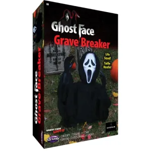 12" Ghost Face Grave Breaker Spooky Props