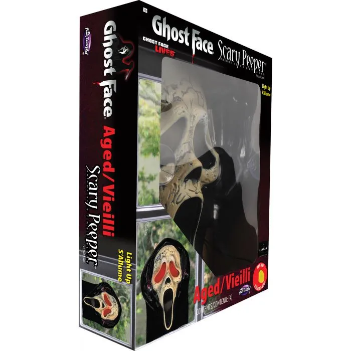 Scary Decor 12" Ghost Face? Light Up Scary Peeper