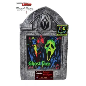 Frightening Treats 21" Light Up Black Light Responsive Tombstone