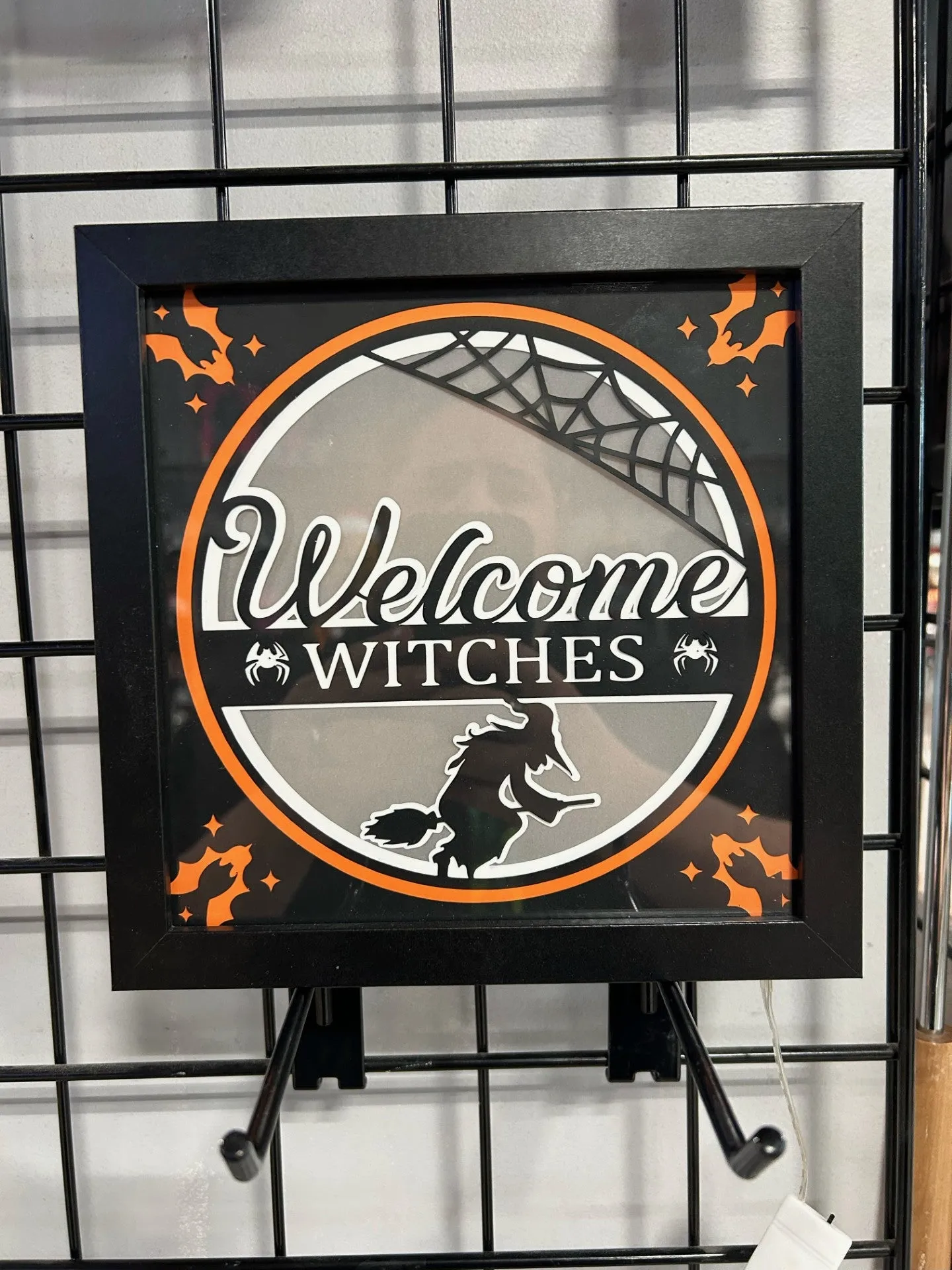 Enchanting Treats Playful Lights 8x8 Welcome Witches Shadowbox