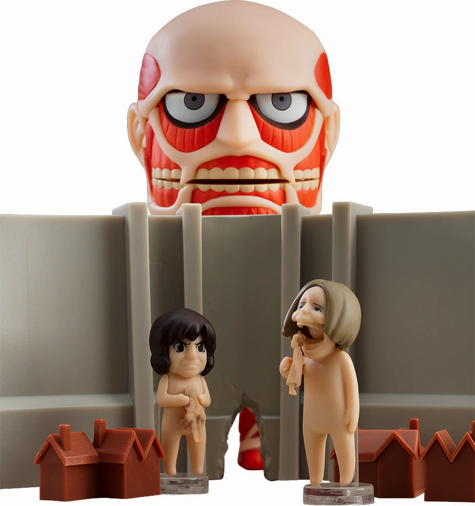 "Attack on Titan" Nendoroid#1925 Colossal Titan Renewal Set Superhero Goods Spiritual Figure