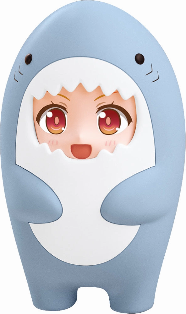 "Kigurumi Face Parts Case" Nendoroid More Shark Dog Statue