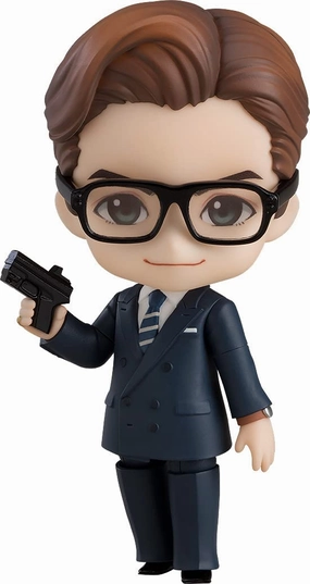"Kingsman: The Golden Circle" Nendoroid#1824 Gary Eggsy Unwin Posable Model Video Game Adaptation