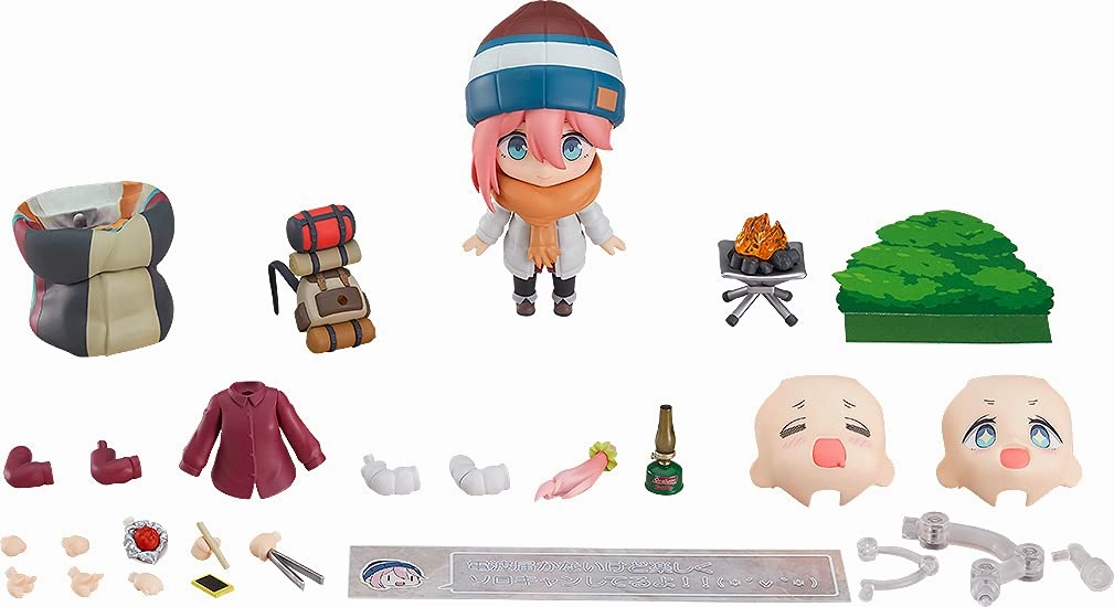 Fantasy Hobby "Yurucamp" Nendoroid#1623-DX Kagamihara Nadeshiko Solo Camp Ver. DX Edition