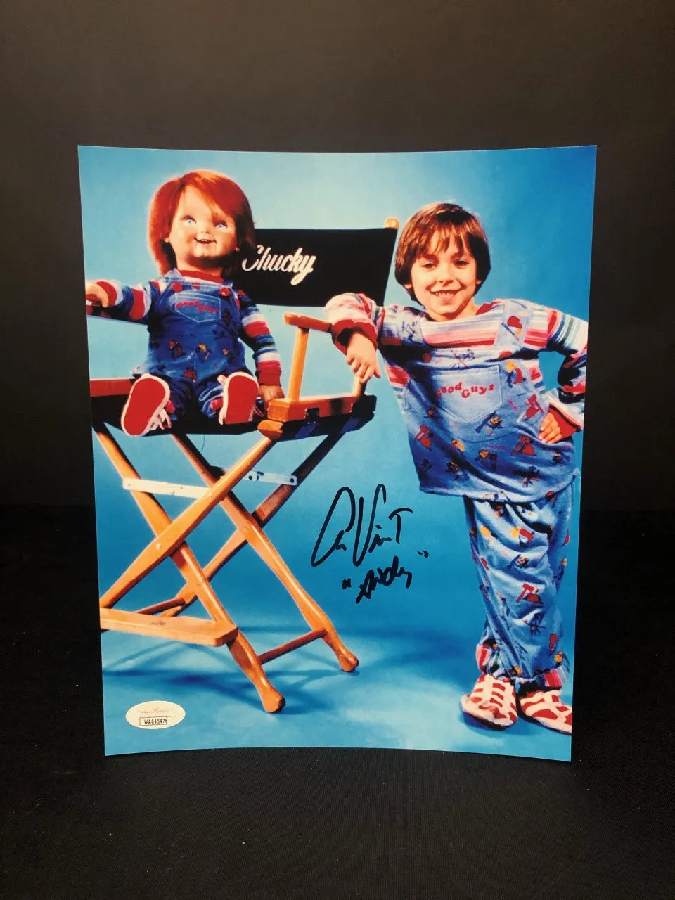 Scary Masks Eerie Supplies Alex Vincent signed 8x10s with JSA