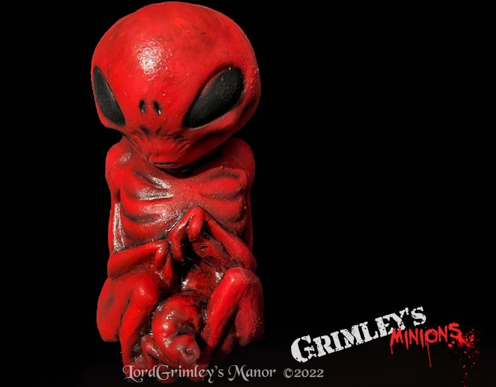 Alien/Cthulthu Embryo Specimen Ghostly Masks Playful Figures