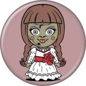 Mysterious Designs Mysterious Masks Annabelle Chibi Buttons 1.25" Round