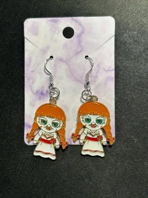 Annabelle Full Body Earrings Spooky Displays