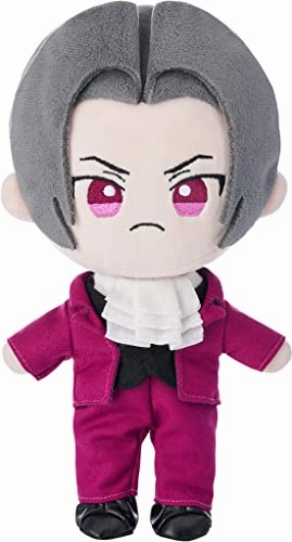 "Ace Attorney" Plushie Doll Miles Edgeworth Robot Sculpture PVC Piece