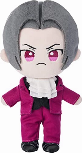 "Ace Attorney" Plushie Doll Miles Edgeworth Robot Sculpture PVC Piece