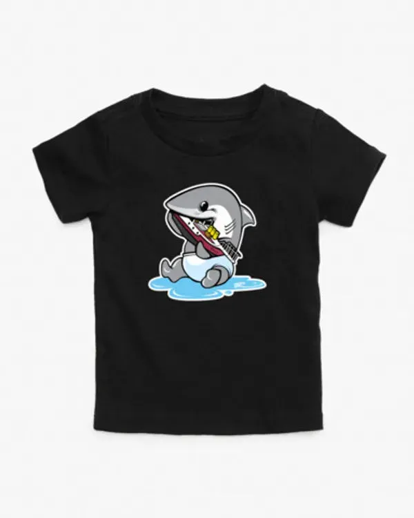 Layered Look Baby Jaws Graphic Onesie or Tee