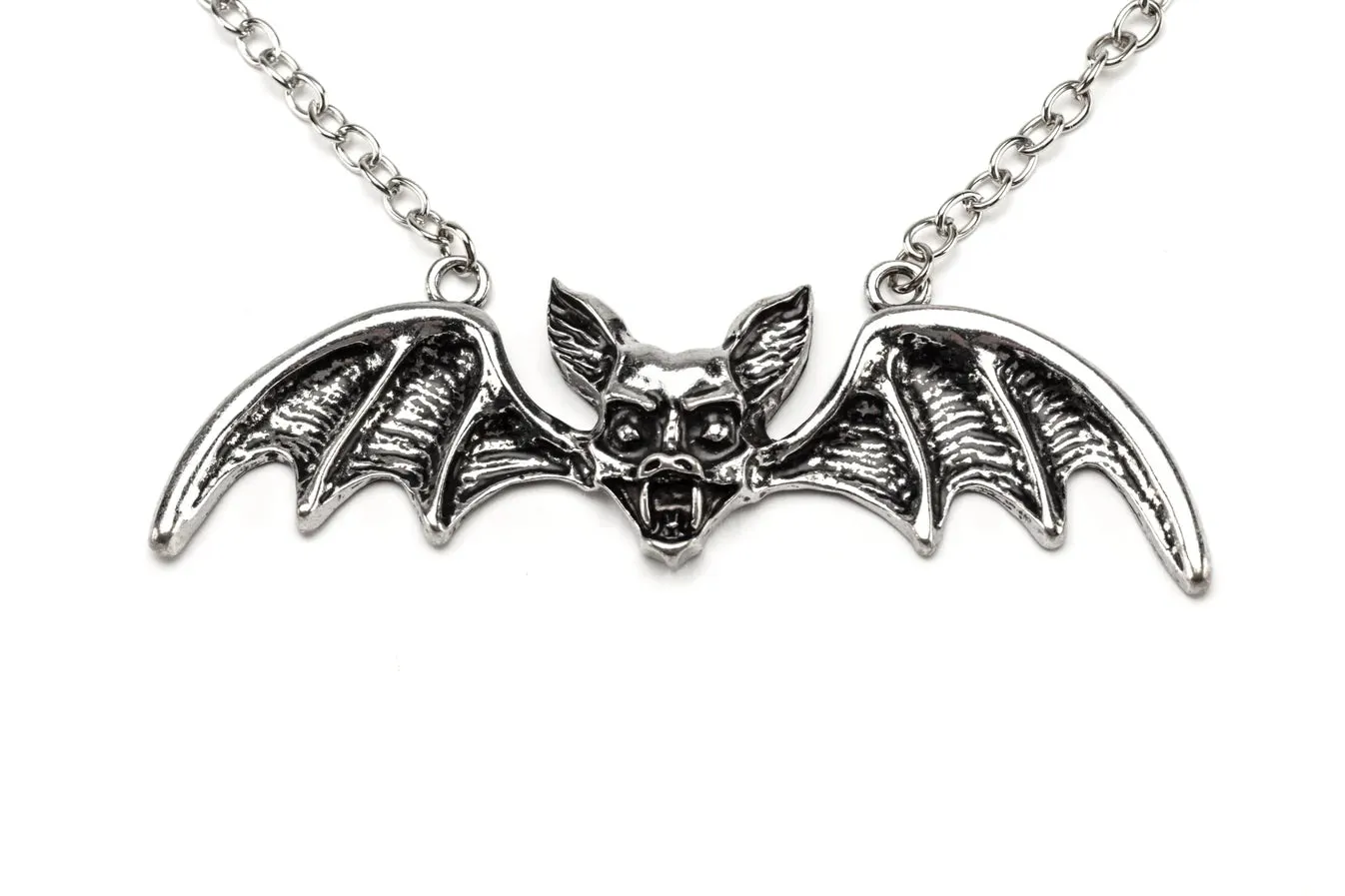 Bat Pendant Necklace Playful Figures
