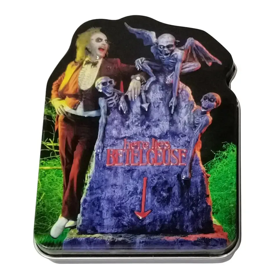 Charming Ornaments Beetlejuice Afterlife Sours Collectible Candy Tin