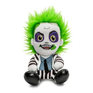 BEETLEJUICE IN STRIPED SUIT PHUNNY PLUSH Whimsical Props Spooky Accents