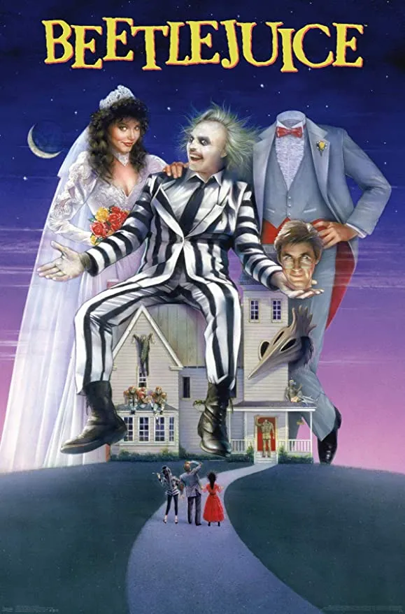 Beetlejuice Movie Poster Enchanting Decorations