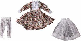 Premium Collection Harmonia humming Special Outfit Series (Flower Print Dress Red) Designed by SILVER BUTTERFLY