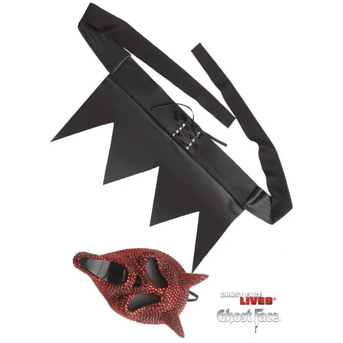 Charming Accents Bling Devil Face - Adult