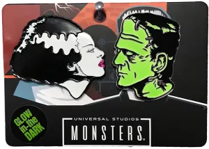 Mystical Decor Charming Supplies Bride & Frankenstein Enamel Pin Set