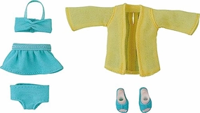 Train Model Nendoroid Doll Outfit Set Swimsuit Girl (Light Blue)