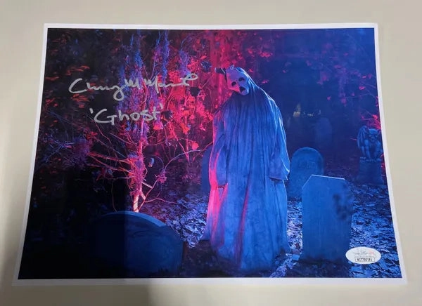 Chaney Morrow Autographed HAUNT 8x10 Photograph (JSA Certified) - Version 1 Playful Treats Ghoulish Ornaments