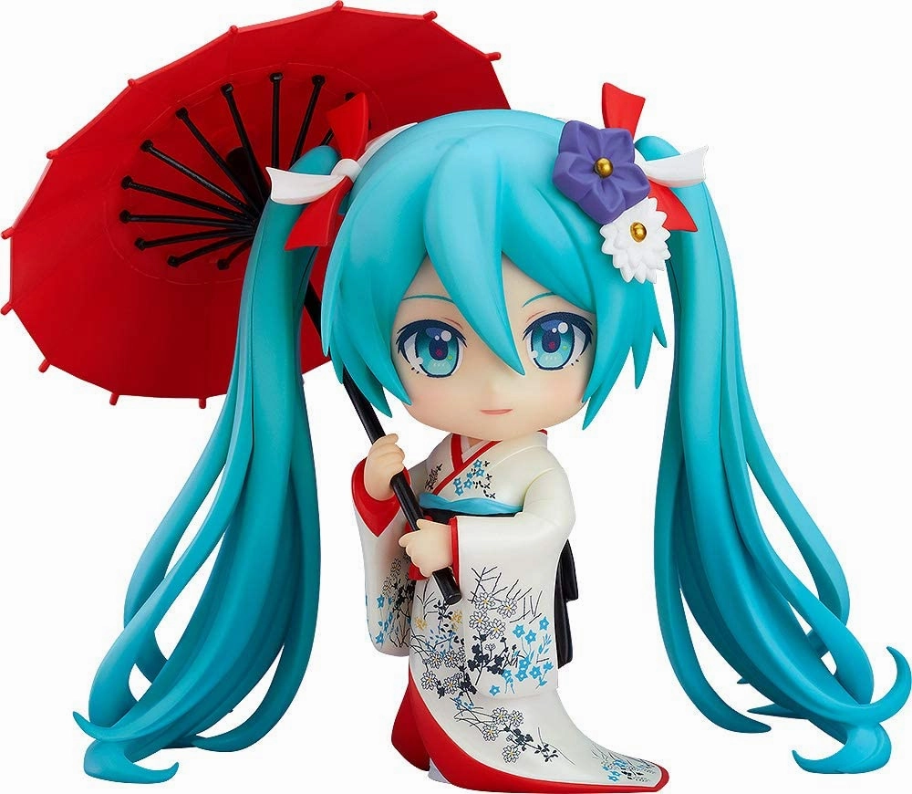 Miniature Goods Character Sculpture Character Vocal Series 01 Hatsune Miku - Nendoroid#1427 Hatsune Miku Korin Kimono Ver. (Good Smile Company)