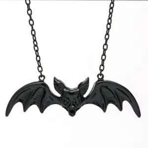 Bat Pendant Black Fantastic Masks Spooky Accessories