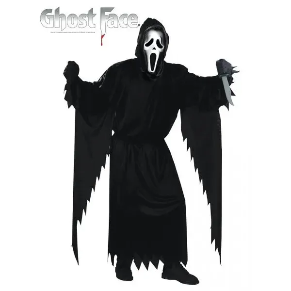 Mystical Lights Playful Treats Ghost Face Adult Costume