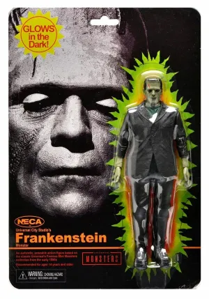 Monster Accessories Universal Monsters - 7" Scale Action Figure - Retro Glow in the Dark Frankenstein Monster
