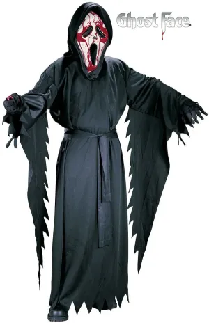 Ghostly Decorations Playful Decorations Child-Sized Bleeding Ghost Face Costume