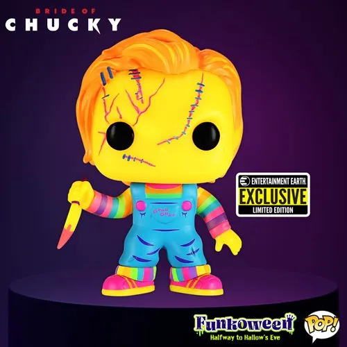 Monster Decor Scary Treats Child's Play Chucky Black Light Funko Pop! - Entertainment Earth Exclusive