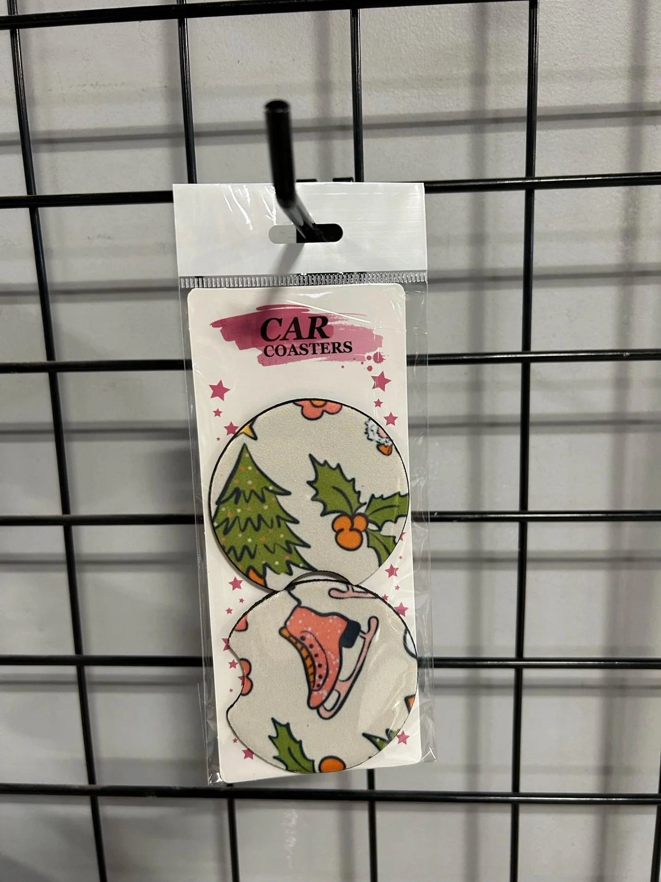 Charming Supplies Christmas Spirit Car Coaster