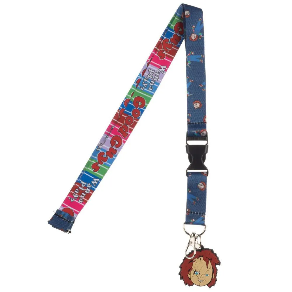 Mysterious Figures Ghostly Figures Chucky Lanyard