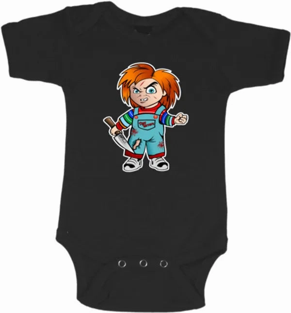 Chucky Graphic Onesie or Tee Creepy Figures Creepy Treats
