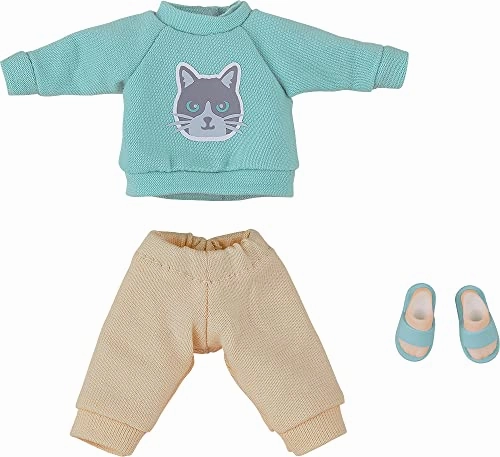 Childhood Memory Hobbyist Collection Nendoroid Doll Outfit Set Sweatshirt and Sweatpants (Light Blue)