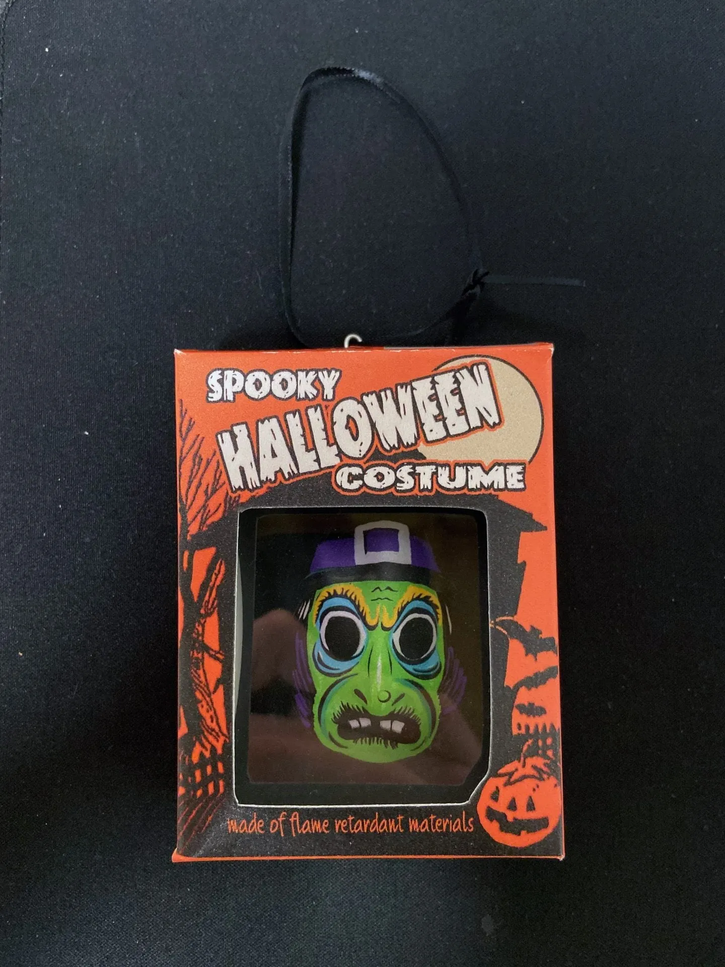 Ghoulish Ornaments Scary Treats Costume Box Witch Trick-A-Tree Ornament