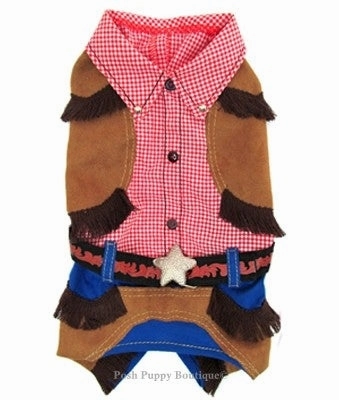 Cowboy Costume Ghostly Displays Monster Treats