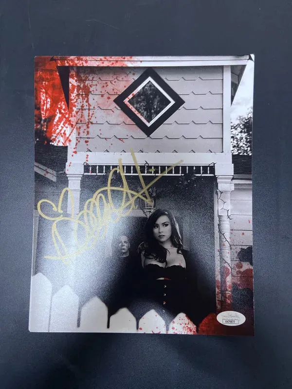 Ghoulish Crafts Danielle Harris Autographed Halloween w/ Michael Myers 8x10 Photograph (JSA Certified)