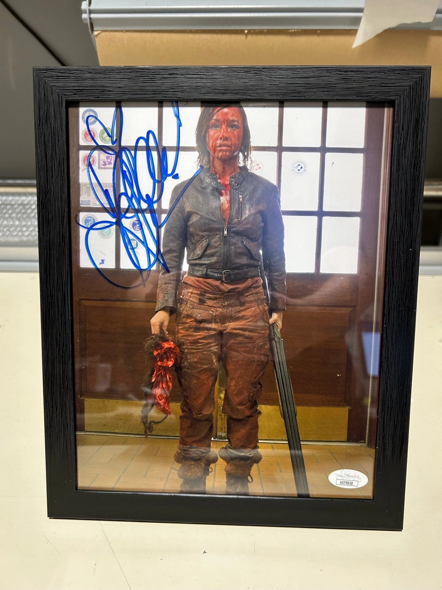 Creepy Ornaments Creepy Accents Danielle Harris Autographed Hatchet III 8x10 Photograph JSA Certified Framed