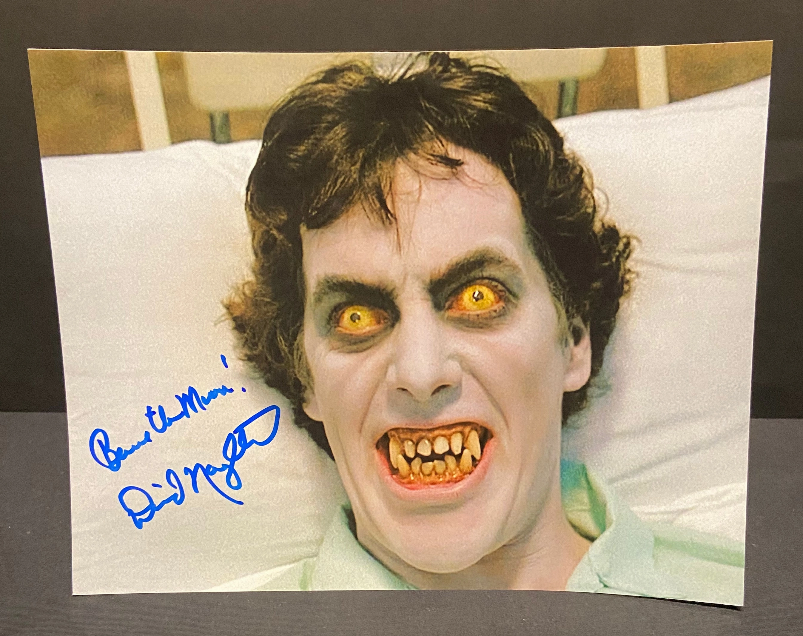 Ghostly Supplies DAVID NAUGHTON Signed An American Werewolf in London 8x10 Photo - V5