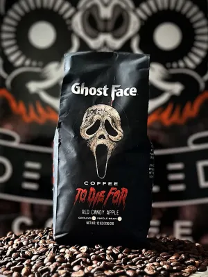 Dead Sled Coffee - Ghost Face Coffee ?C Red Candy Apple Ground Coffee Wicked Decor