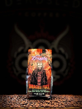 Dead Sled Coffee - Rob Zombie Dragula Fuel Ground Coffee Monster Figures