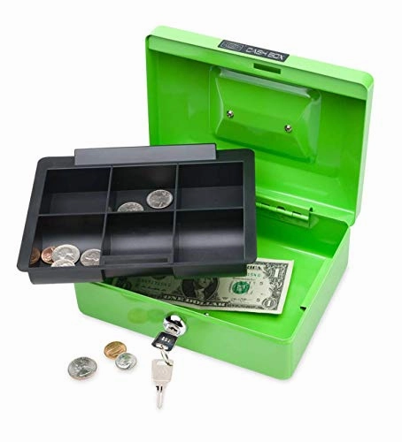 My First Business Kids' Metal Cash Lockbox Pattern Making