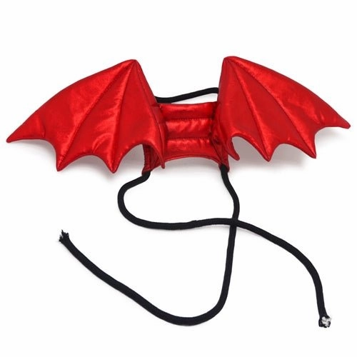 Whimsical Masks Dragon Wings in Red