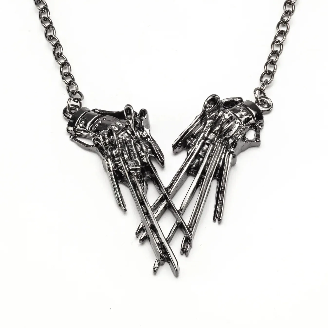 Whimsical Displays Mystical Crafts Edward Scissorhands Hands Pendant Necklace