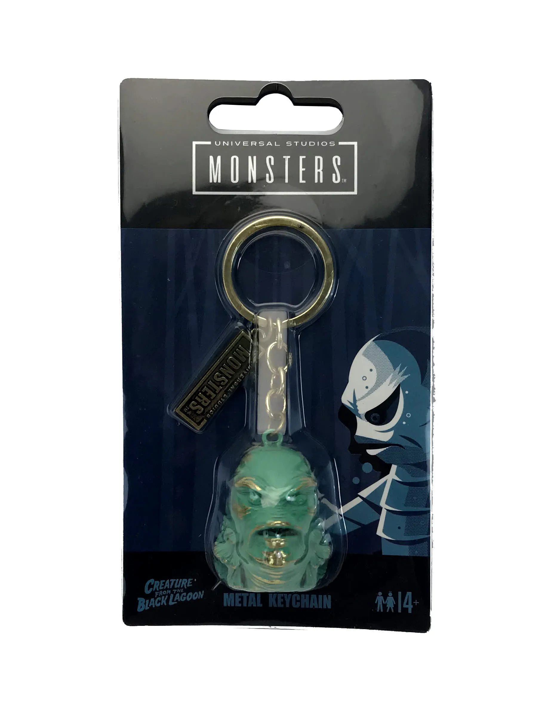 Fantastic Accessories Enchanting Accents Universal Monsters - Creature From The Black Lagoon Head Sculpted Keychain