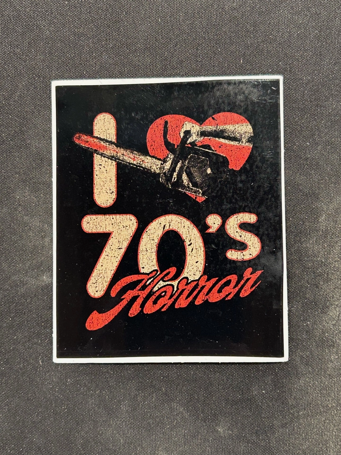 Creepy Crafts Monster Treats I Love 70's Horror Sticker