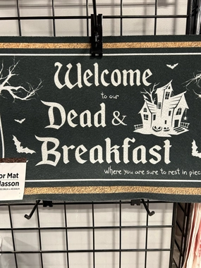 Ghostly Decor Halloween Door mat