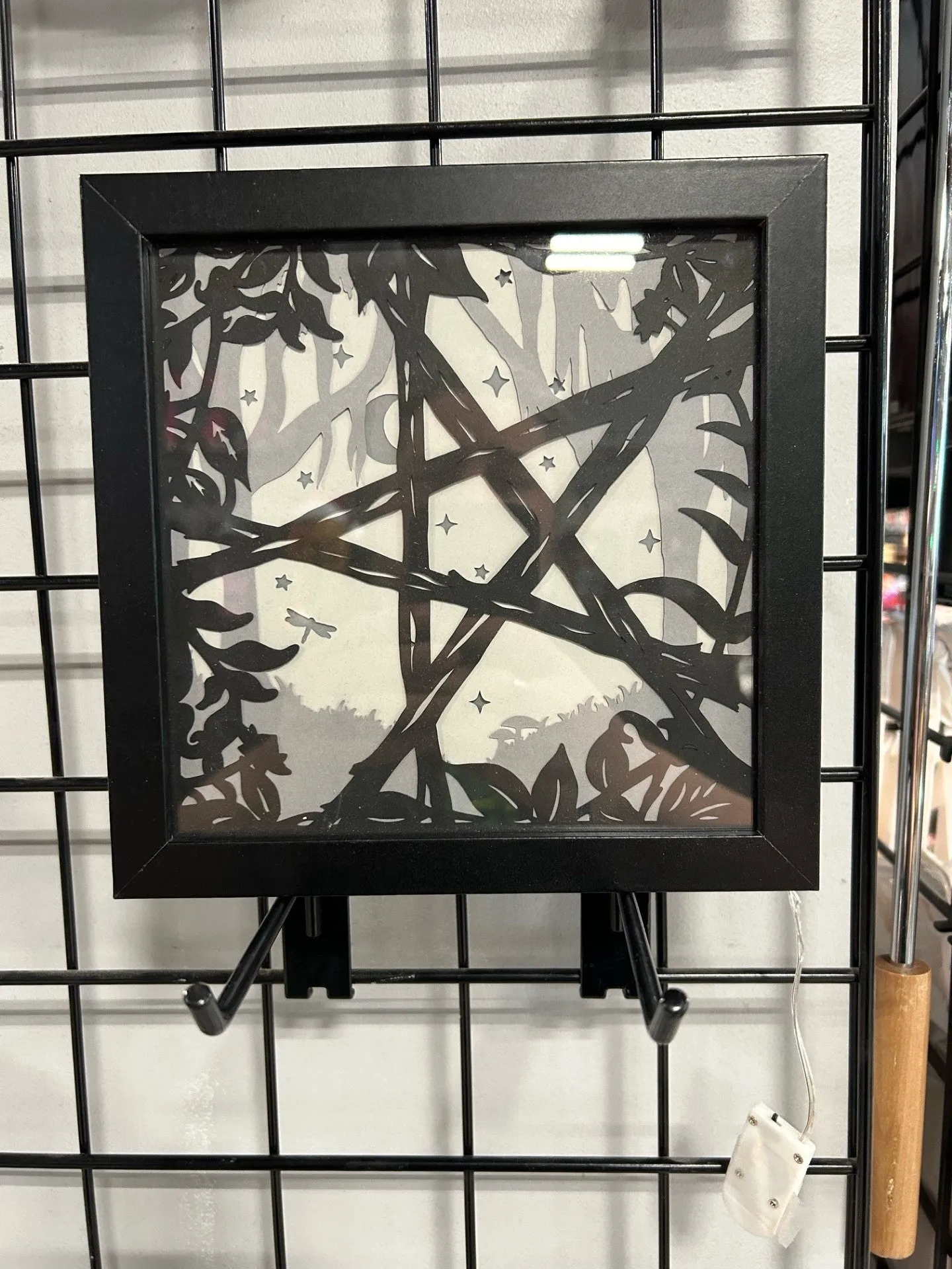 8x8 Pentagram Shadowbox Spooky Lights