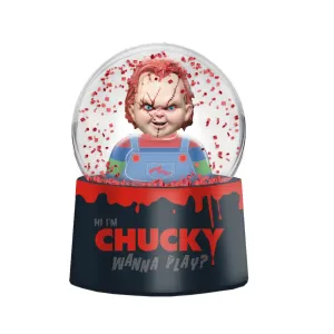 Chucky Wanna Play Blood Dripping 45mm Snow Globe Spooky Props Monster Supplies