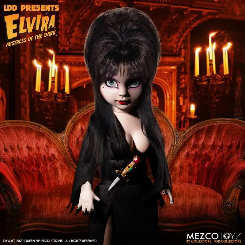 Elvira Mistress Of The Dark Living Dead Doll Mysterious Accessories
